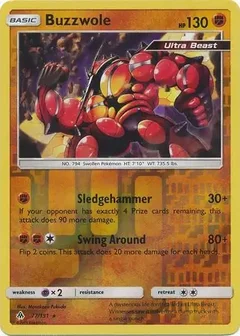 Buzzwole Reverse Holo 77