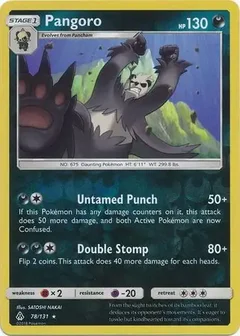 Pangoro Reverse Holo 78