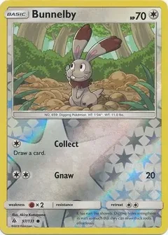 Bunnelby Reverse Holo 97