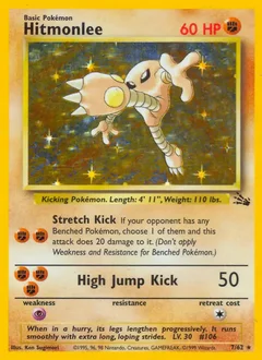 Hitmonlee Holo 7