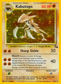 Kabutops Holo 9