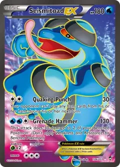Full Art Seismitoad EX 106