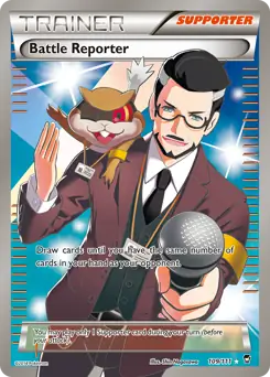 Full Art Battle Reporter, Furious Fists #109 Pokémon card