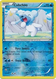 Cubchoo Reverse Holo 21