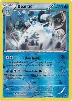 Beartic Reverse Holo 22