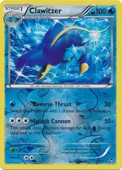 Clawitzer Reverse Holo 24