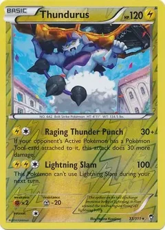 Thundurus Reverse Holo 33