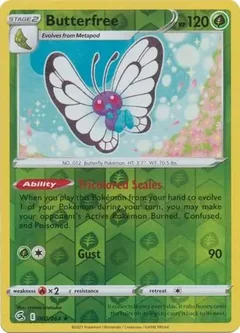 Butterfree Reverse Holo 003