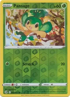 Pansage Reverse Holo 007