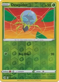 Dewpider Reverse Holo 019