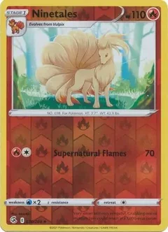 Ninetales Reverse Holo 030