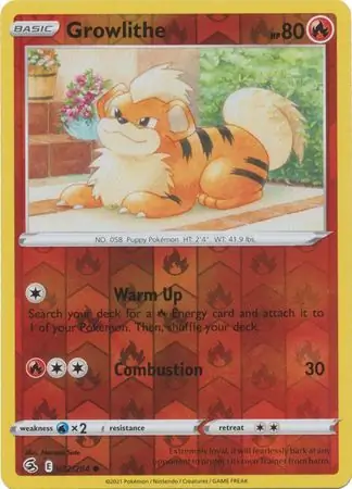 Growlithe Reverse Holo
