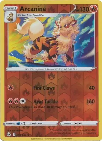 Arcanine Reverse Holo