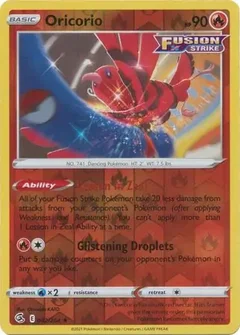 Oricorio Reverse Holo 042