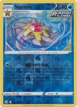 Starmie Reverse Holo