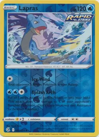 Lapras Reverse Holo