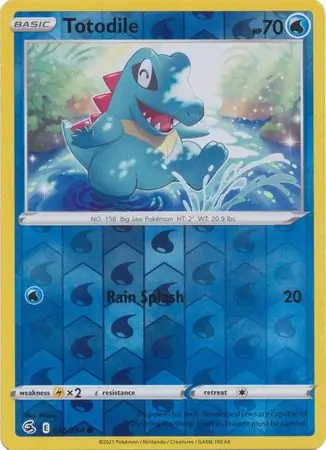 Totodile Reverse Holo