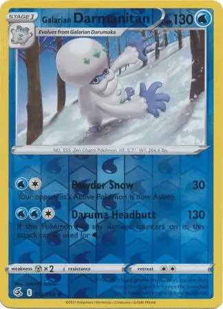 Galarian Darmanitan Reverse Holo