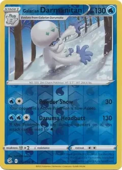 Galarian Darmanitan Reverse Holo 072