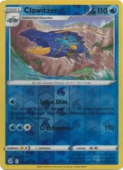 Clawitzer Reverse Holo 075