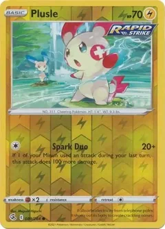 Plusle Reverse Holo 089