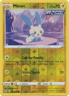 Minun Reverse Holo 090