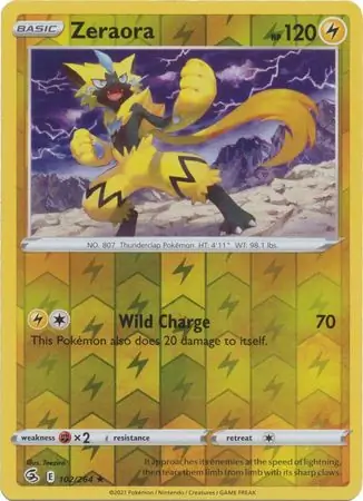 Zeraora Reverse Holo