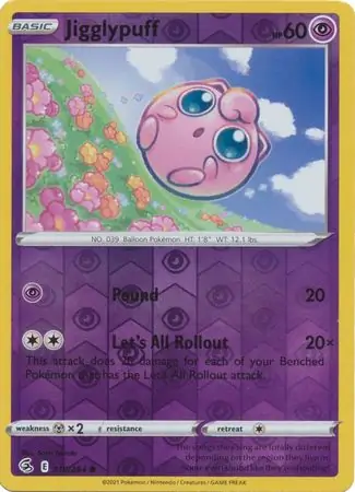 Jigglypuff Reverse Holo