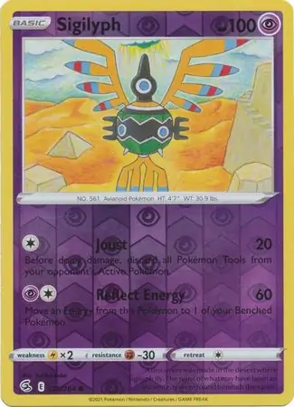 Sigilyph Reverse Holo