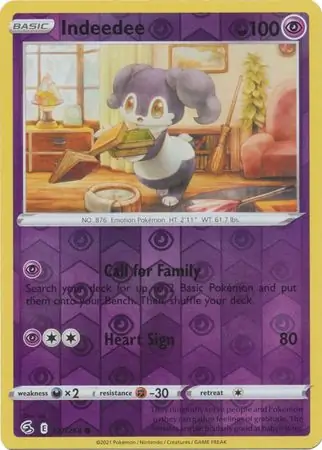 Indeedee Reverse Holo