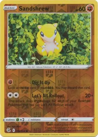 Sandshrew Reverse Holo