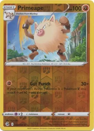 Primeape Reverse Holo