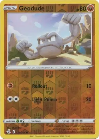 Geodude Reverse Holo