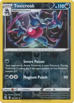 Toxicroak Reverse Holo 166