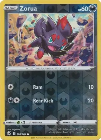 Zorua Reverse Holo
