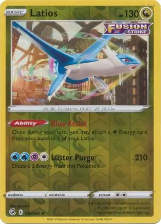 Latios Reverse Holo