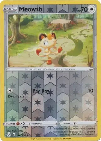 Meowth Reverse Holo