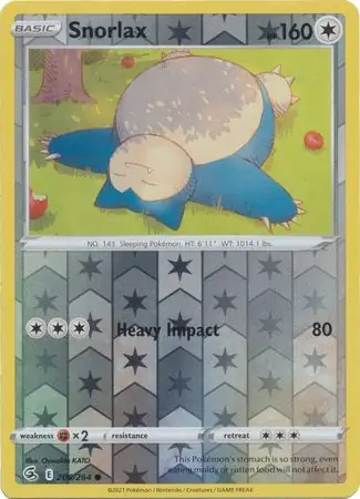 Snorlax Reverse Holo