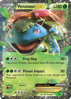 PokeDATA - Check current Pokemon card values for Venusaur EX 1! PokeDATA - Check current Pokemon card values for Venusaur EX 1!