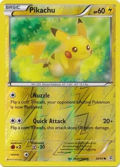 Pikachu Reverse Holo 26