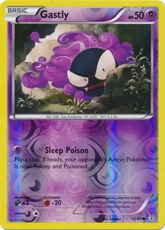 Gastly Reverse Holo 33