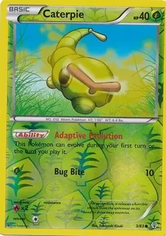 Caterpie Reverse Holo 3