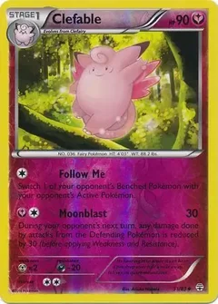Clefable Reverse Holo 51