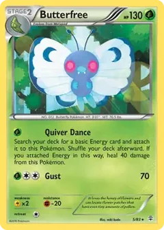 Butterfree Holo 5
