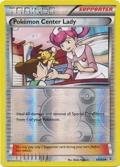 Pokemon Center Lady Reverse Holo 68