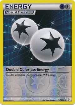 Double Colorless Energy Reverse Holo 74