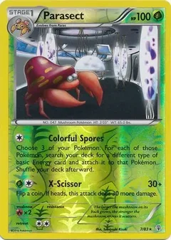 Parasect Reverse Holo 7