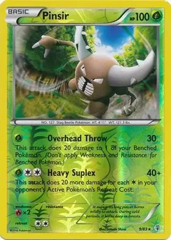 Pinsir Reverse Holo 9