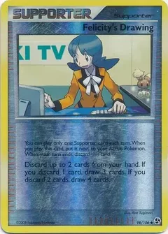 Felicity's Drawing Reverse Holo 98