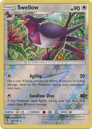 Swellow Reverse Holo